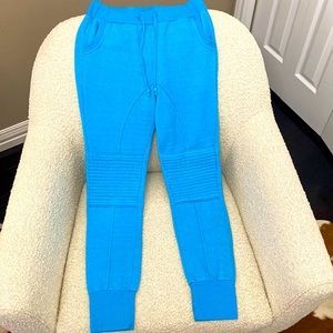 Rare Blue Aviator Nation Moto Sweatpants